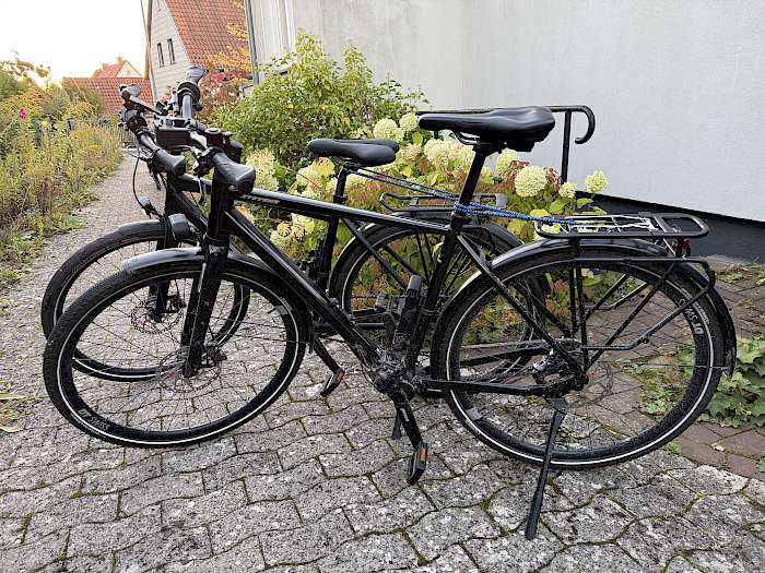 Foto eines E-Fahrrads, das über Bikeleasing die Mitarbeitenden im Beckmann Verlag fit hält