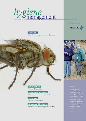 Die erste Ausgabe des "Hygienemanagers" 2008