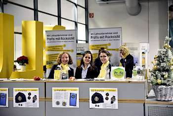 Präsent: die Organisation des BLU war perfekt und überall präsent.