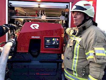 Moderne Pumpentechnik der Ortsfeuerwehr