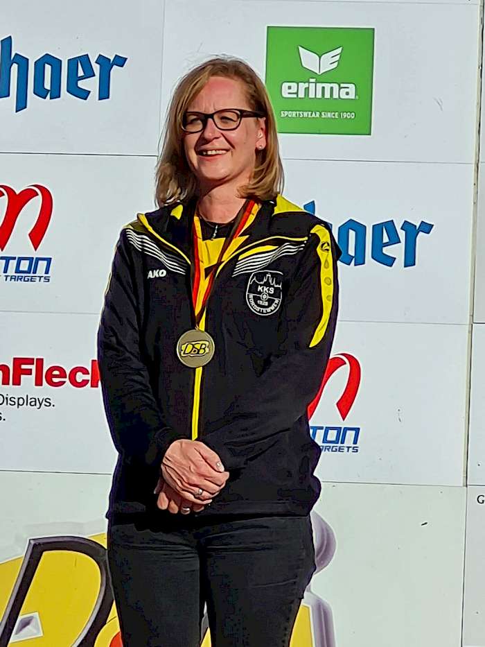 Andrea Heitmann gewinnt die Bronzemedaille bei den Deutschen Meisterschaften