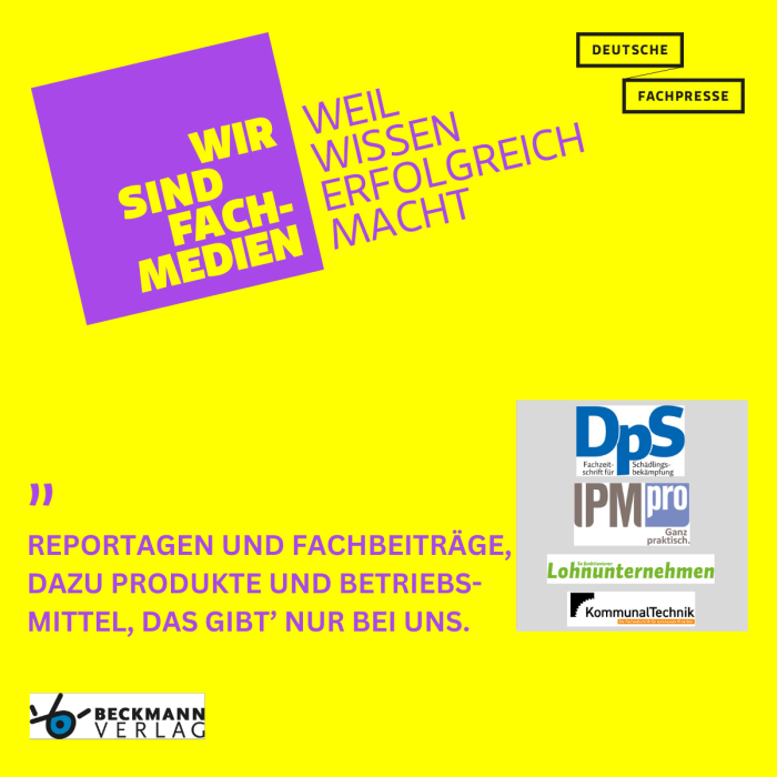 Wir sind Fachmedien - Fachbeiträge, Produkte und Betriebsmittel