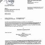 Scan vom Anerkennungsbescheid beschränkte Sachkunde Rodentizide in der Kanalisation für IPMpro vom Beckmann Verlag